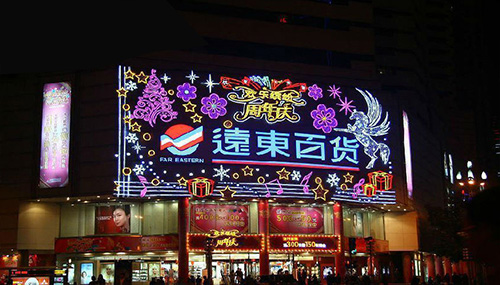 南京主題燈飾壁畫
